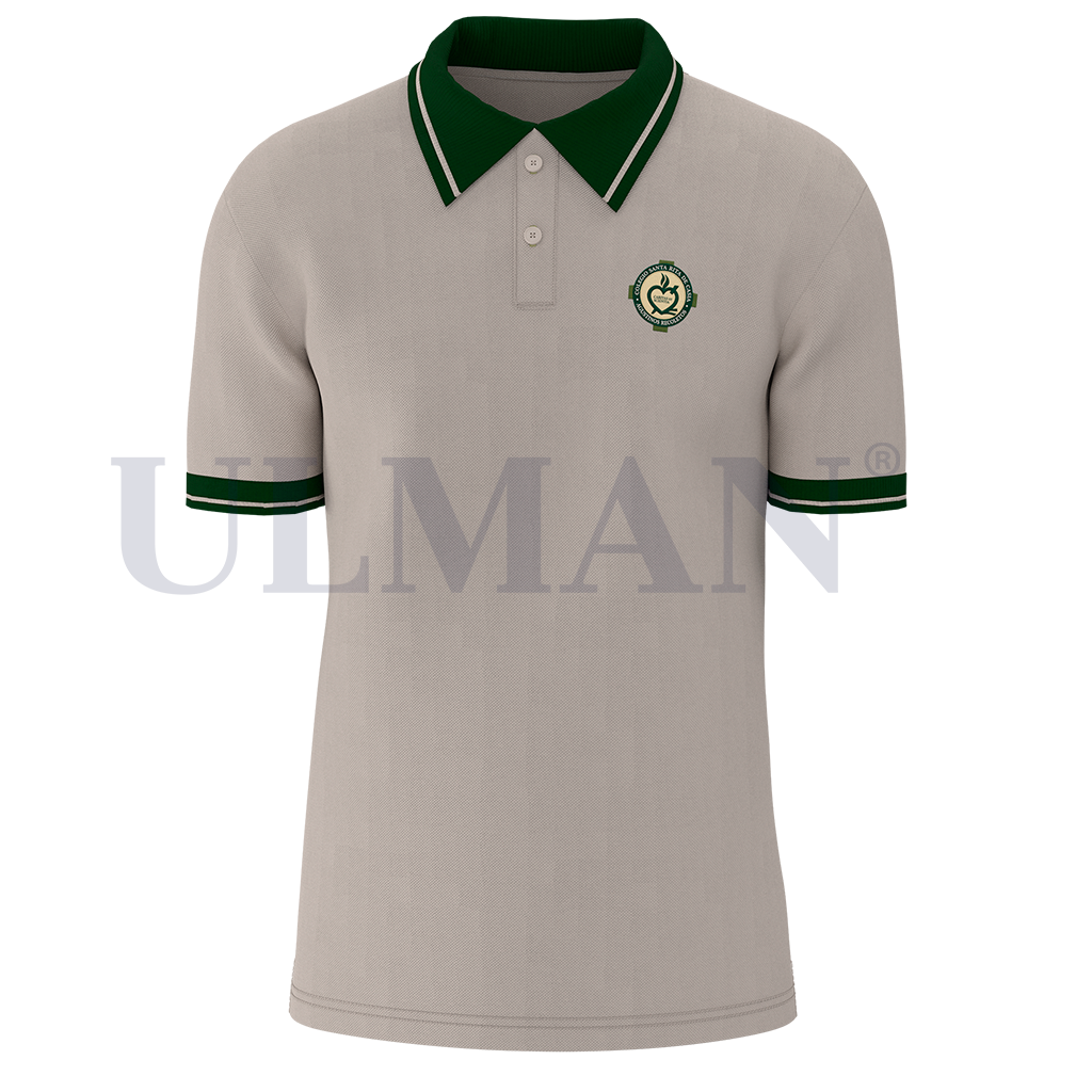 Polo Camisero Manga Corta de Varón Santa Rita